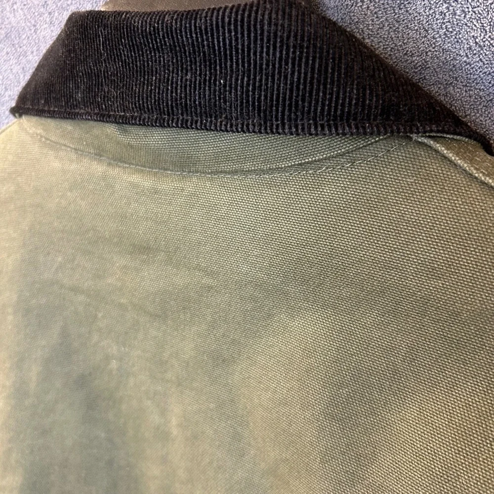 Carhartt Santa Fe Jacket J14 LOV Mens XL Olive Green Duck Canvas Quilted